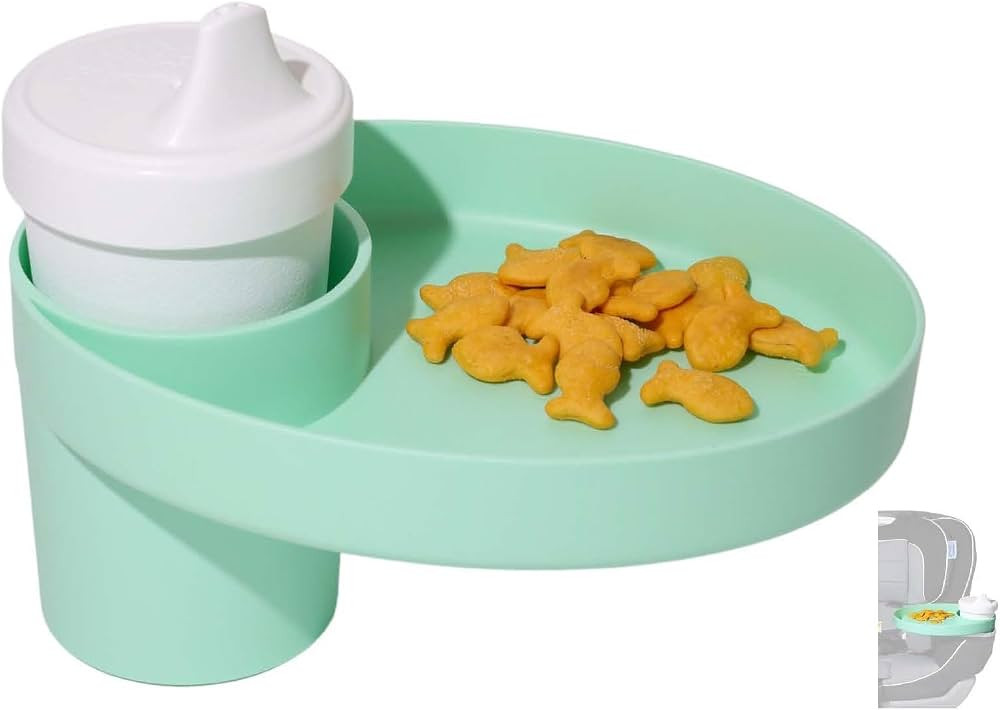 My Travel Tray/Oval - USA Made. Extend Your Current Cup Holder to Hold Your Cup Plus a Tray for S... | Amazon (US)