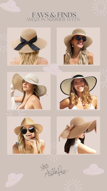 favs & finds: the perfect hat for summer. 🌞👏 all linked on my Amazon storefront! 

Summer Hats, Amazon Fashion 