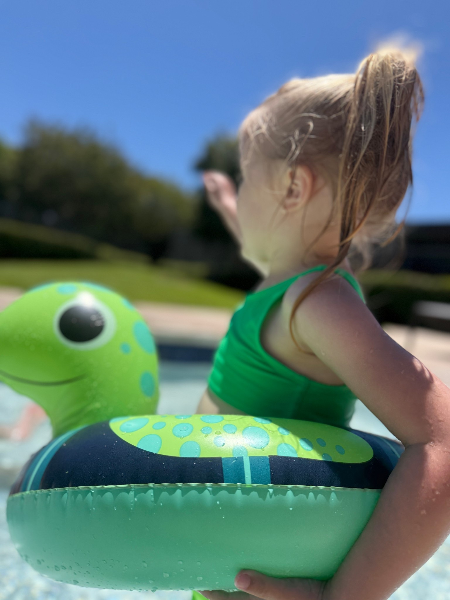 Pool day 💕🤍✨🌸 first one of many this year 

#poolday #pooltoys #swimwear 

#LTKKids #LTKSpringSale #LTKSaleAlert