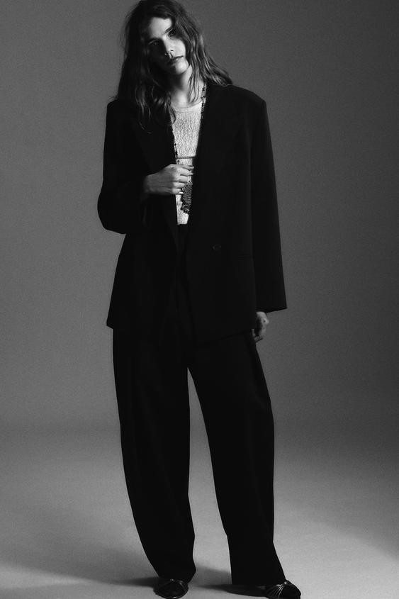 OVERSIZED DOUBLE BREASTED BLAZER | Zara US