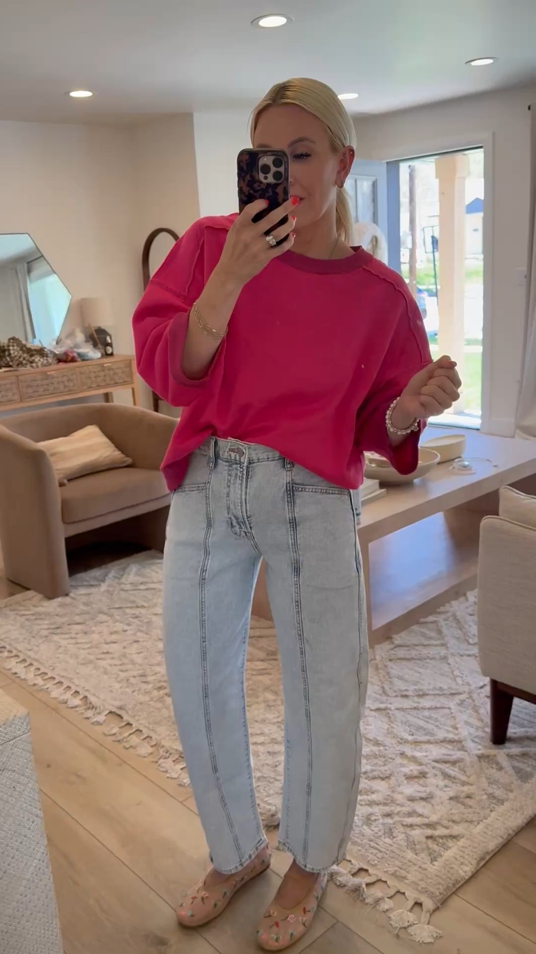 Gap factory barrel jeans are $24! Size 27