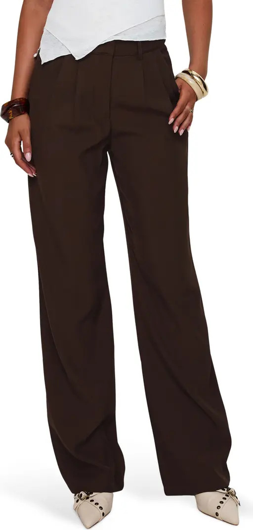 Princess Polly Ambient Pleat Front Wide Leg Pants | Nordstrom | Nordstrom