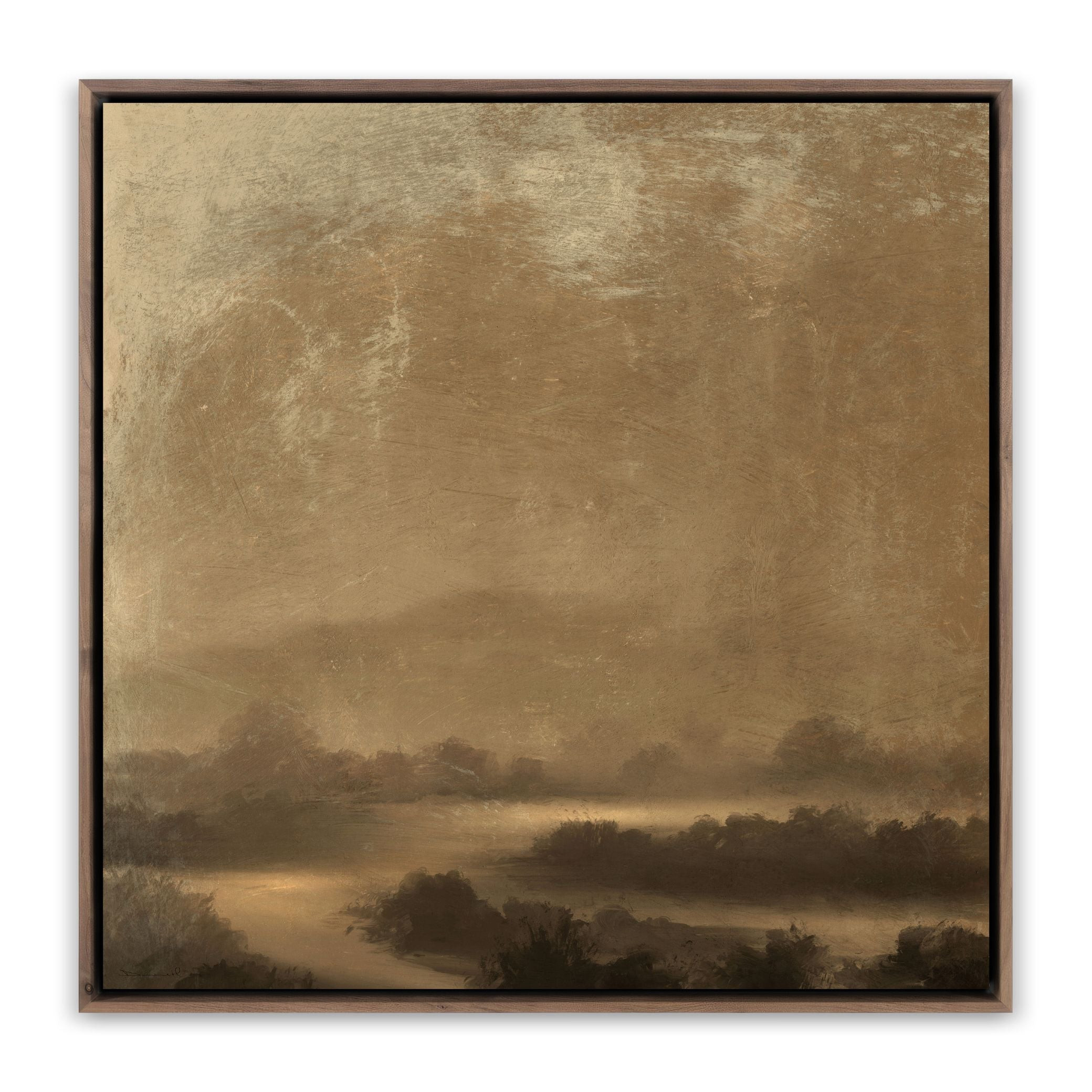 La Terre by Dan Hobday - Rustic Walnut Floater | Magnolia