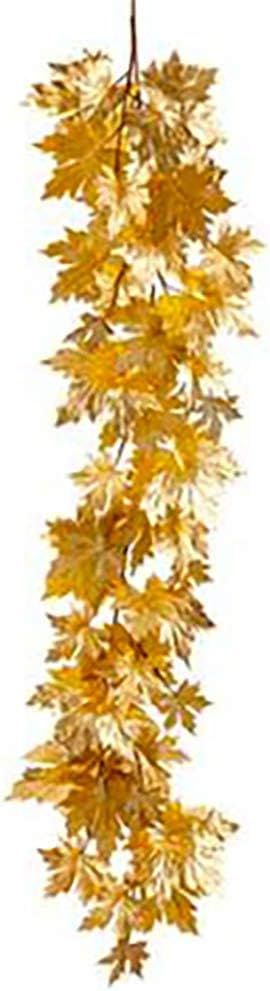 Allstate Floral Gold Maple Garland 5' | Amazon (US)