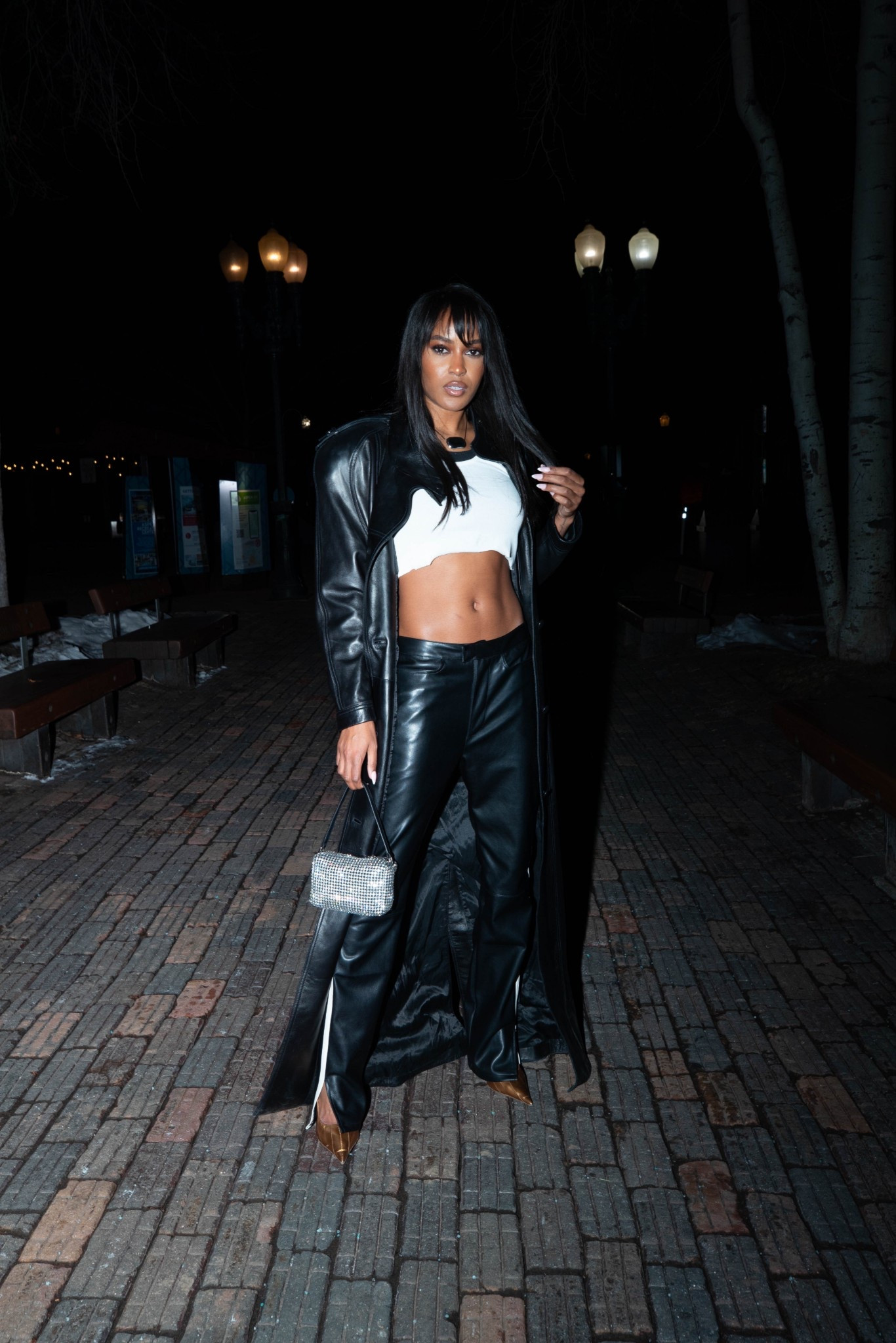 Aspen night out 

aspen | outfit | leather