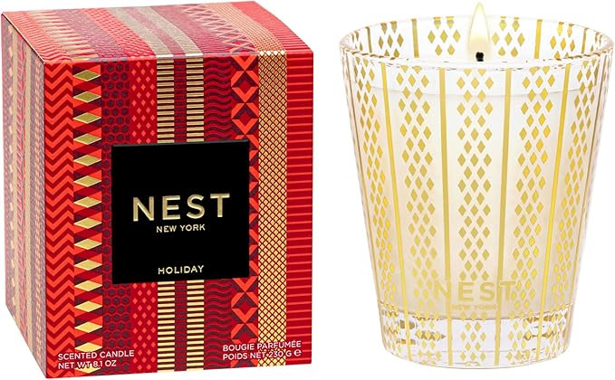 NEST New York Scented Classic Christmas Candle, Holiday - 8.1 oz - Up to 60-Hour Burn Time - Reus... | Amazon (US)