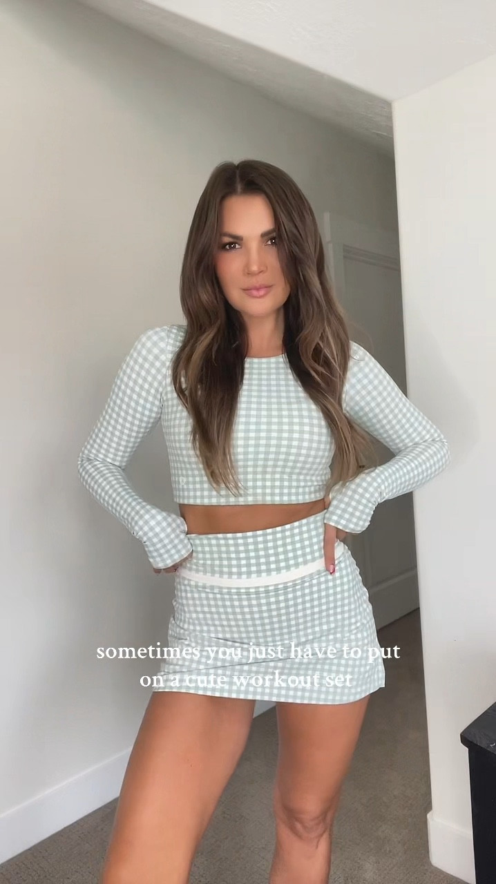 Astoria Active Green Gingham Set
Code: WildOne15



#LTKStyleTip #LTKFitness