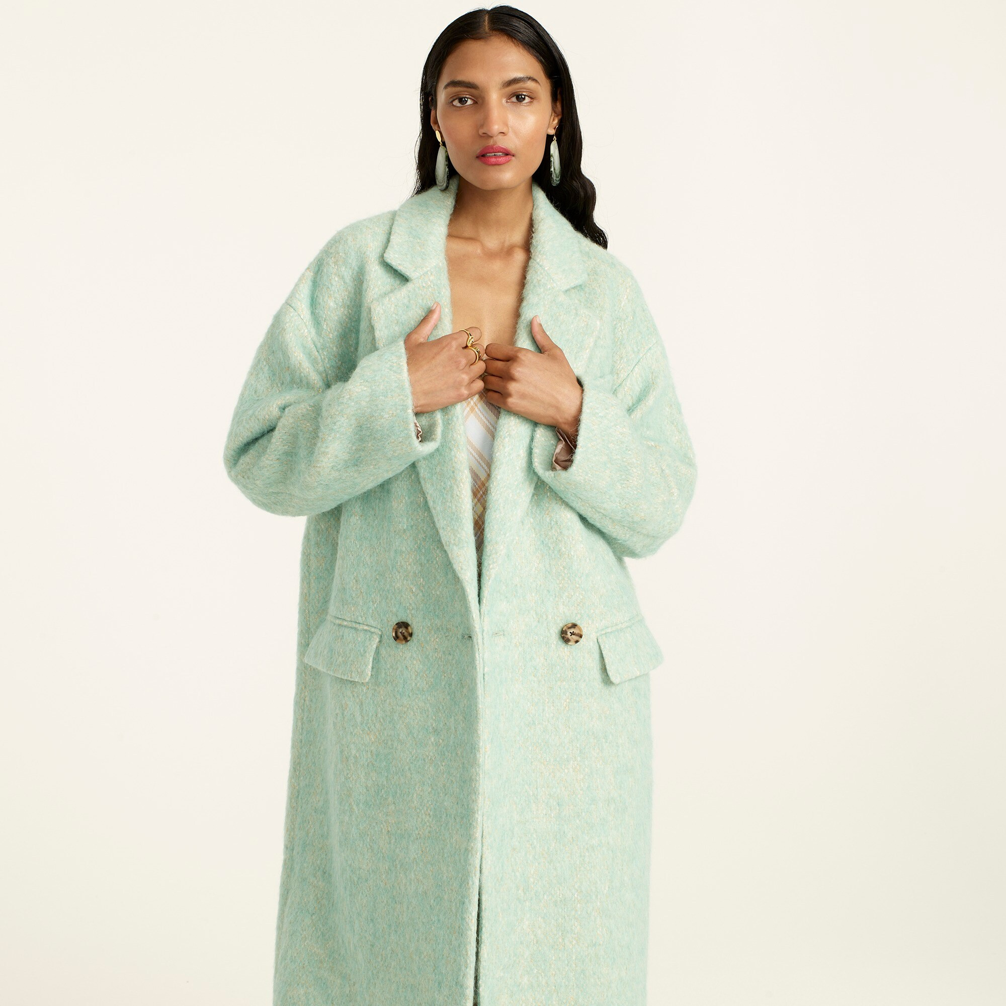 Relaxed topcoat in Italian brushed wool | J. Crew US