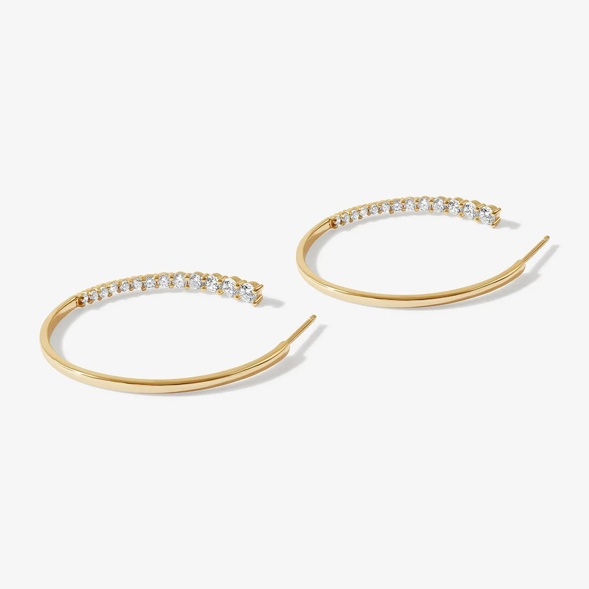 Gold Tyler Hoop Earrings | Adorn Luxe | Adornmonde | Adornmonde