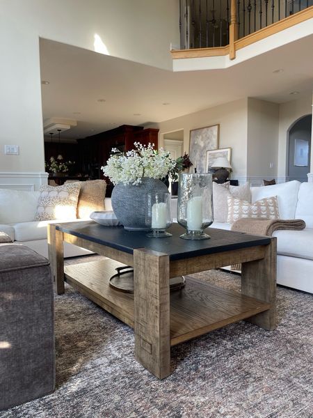 Coffee table refresh! I am still obsessed with our coffee table as I was the day I purchased it! I love the design of it, and contrasting too to wood tones. 

#coffeetable #coffeetabledecor #cratestyle #home #livingroom #potterybarn 

#LTKsalealert #LTKMostLoved #LTKhome