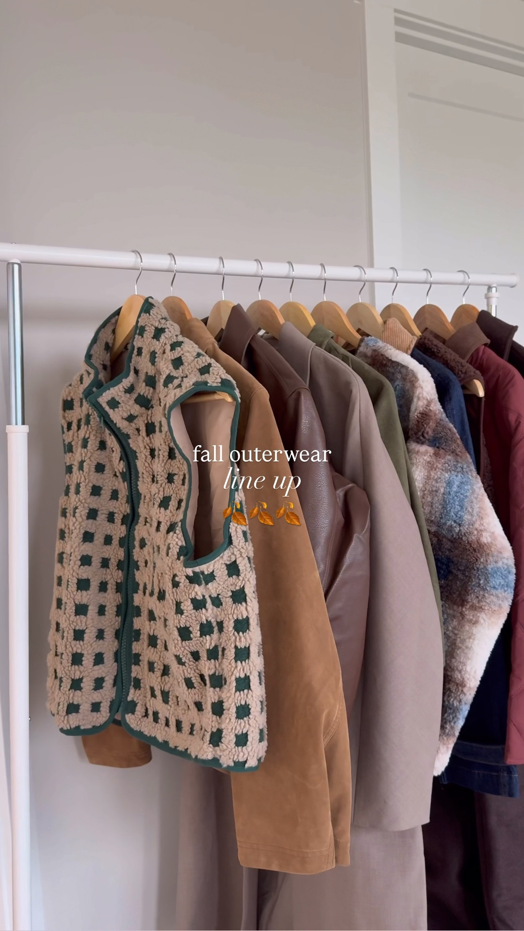 My fall outerwear line up🍂

Plaid jacket | fall style | teddy vest | aritzia slouch | Abercrombie coat | Amazon finds | suede jacket | faux leather bomber | quilted jacket | fall style 

#LTKStyleTip