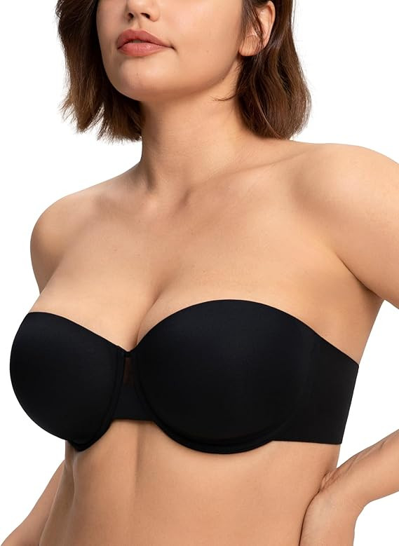 HSIA Strapless Bras for Women Large Bust Coolcomfort Minimizer Corset Full Coverage Plus Size Con... | Amazon (US)