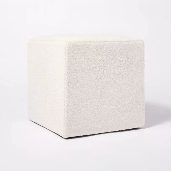 Lynwood Square Upholstered Cube - Threshold™ designed with Studio McGee | Target