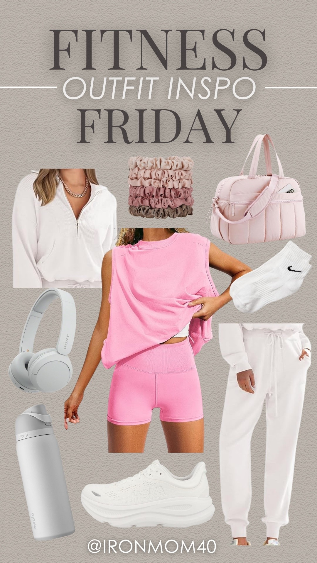 Pink workout outfit inspo! So cute!! 💪🏽

#LTKMidsize #LTKStyleTip #LTKActive