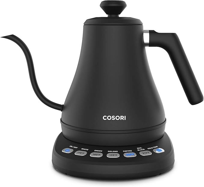 COSORI Electric Gooseneck Kettle with 5 Variable Presets, Pour Over Coffee Kettle & Tea Kettle, 1... | Amazon (US)