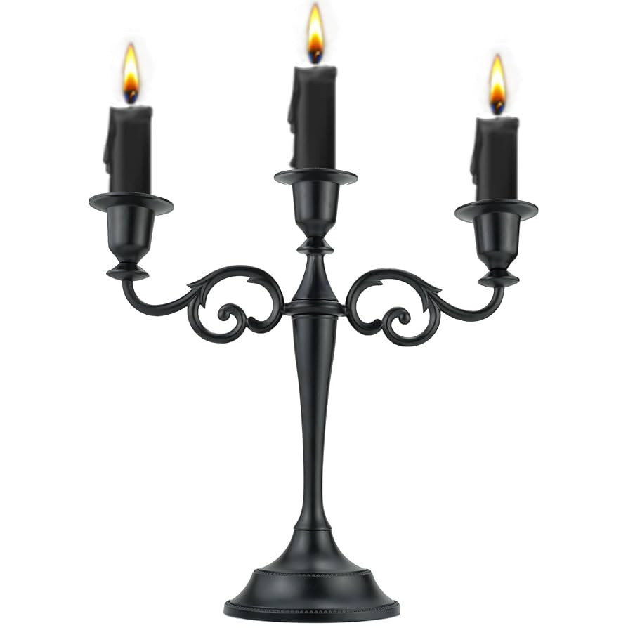 3 Metal Candelabra – Candlesticks Holder for Formal Events, Wedding, Church, Holiday Décor, Ha... | Amazon (US)