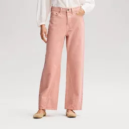 Women's Mid-Rise Loose Jeans - Universal Thread\u2122  Pink 4 | Target