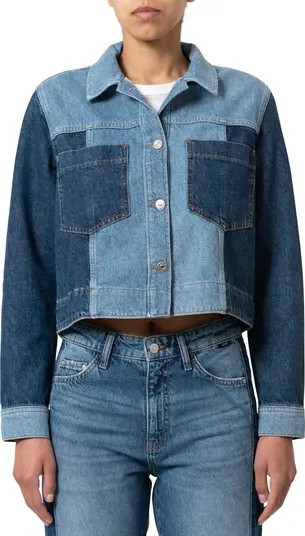 Mavi Jeans Two-Tone Denim Trucker Jacket | Nordstromrack | Nordstrom Rack