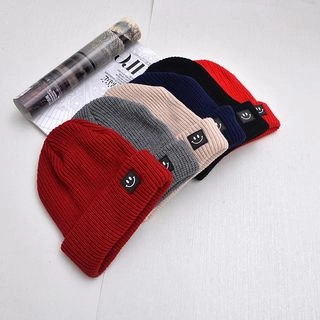 Incognito - Smiley Face Applique Beanie | YesStyle | YesStyle Global