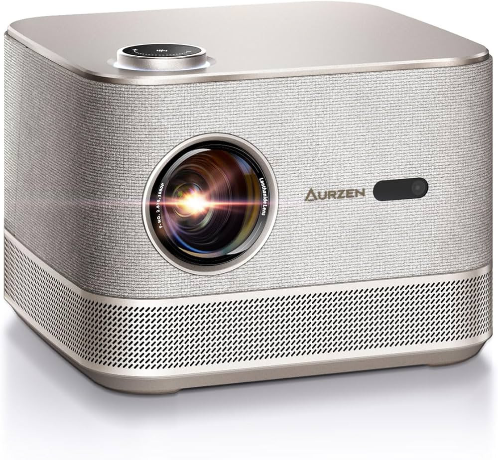 Boom 3 All-ln-One Smart 4K Projector with WiFi and Bluetooth, 3D DoIby Audio & 36W Speakers, Auto... | Amazon (US)