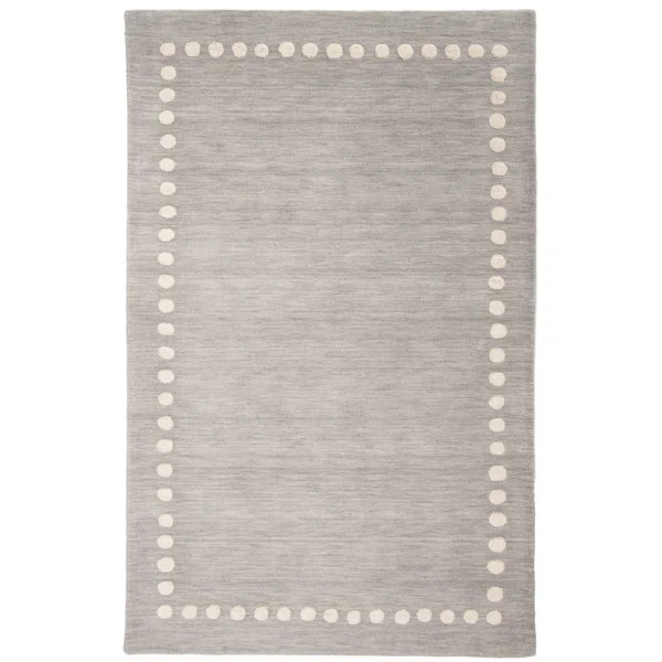 Gosselin Handmade Tufted Wool Gray Area Rug | Wayfair North America