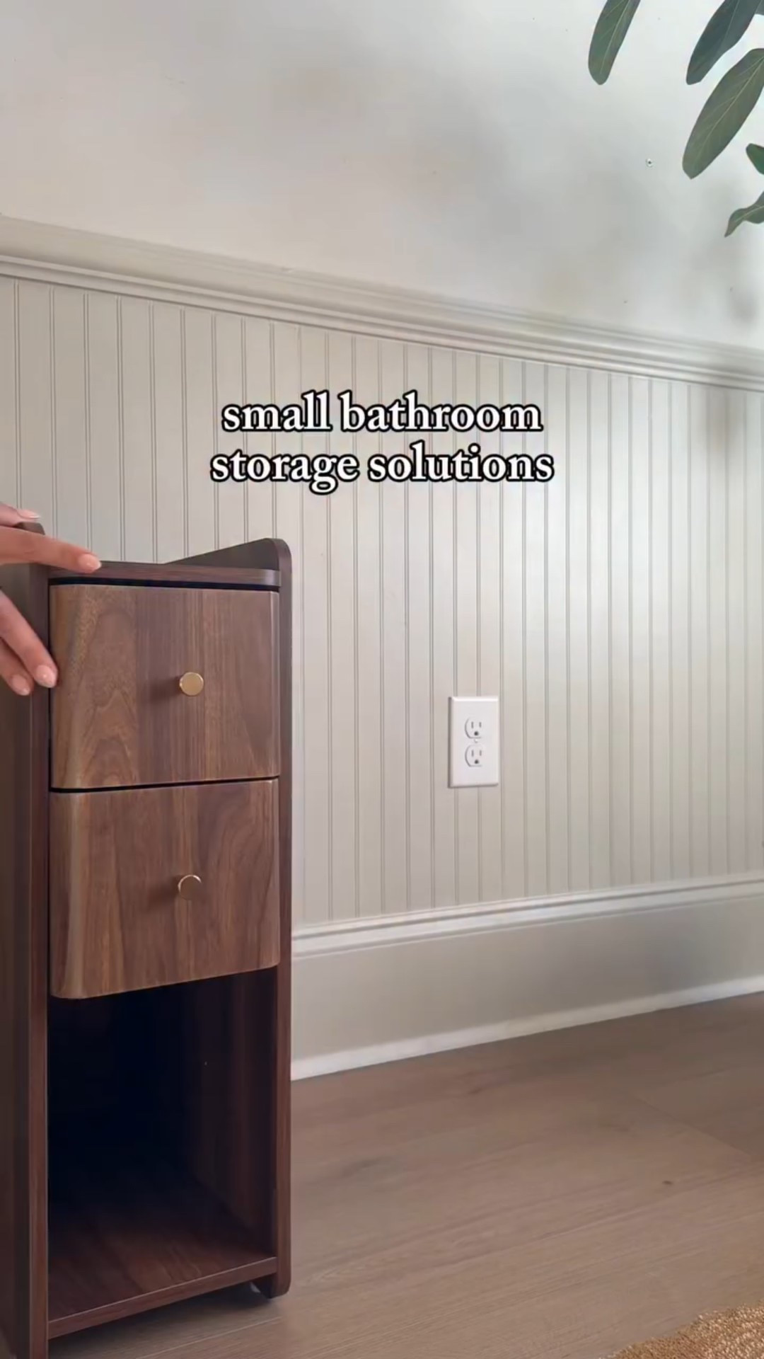 Follow + Comment “SAVE” to snag this space saving beauty!! 🥰Fits all of the bathroom essentials with space for cute styling in those tight bathrooms!!! Slim & fits anywhere!!!😍 Love this especially for guest!!! #amazonbathroomfinds