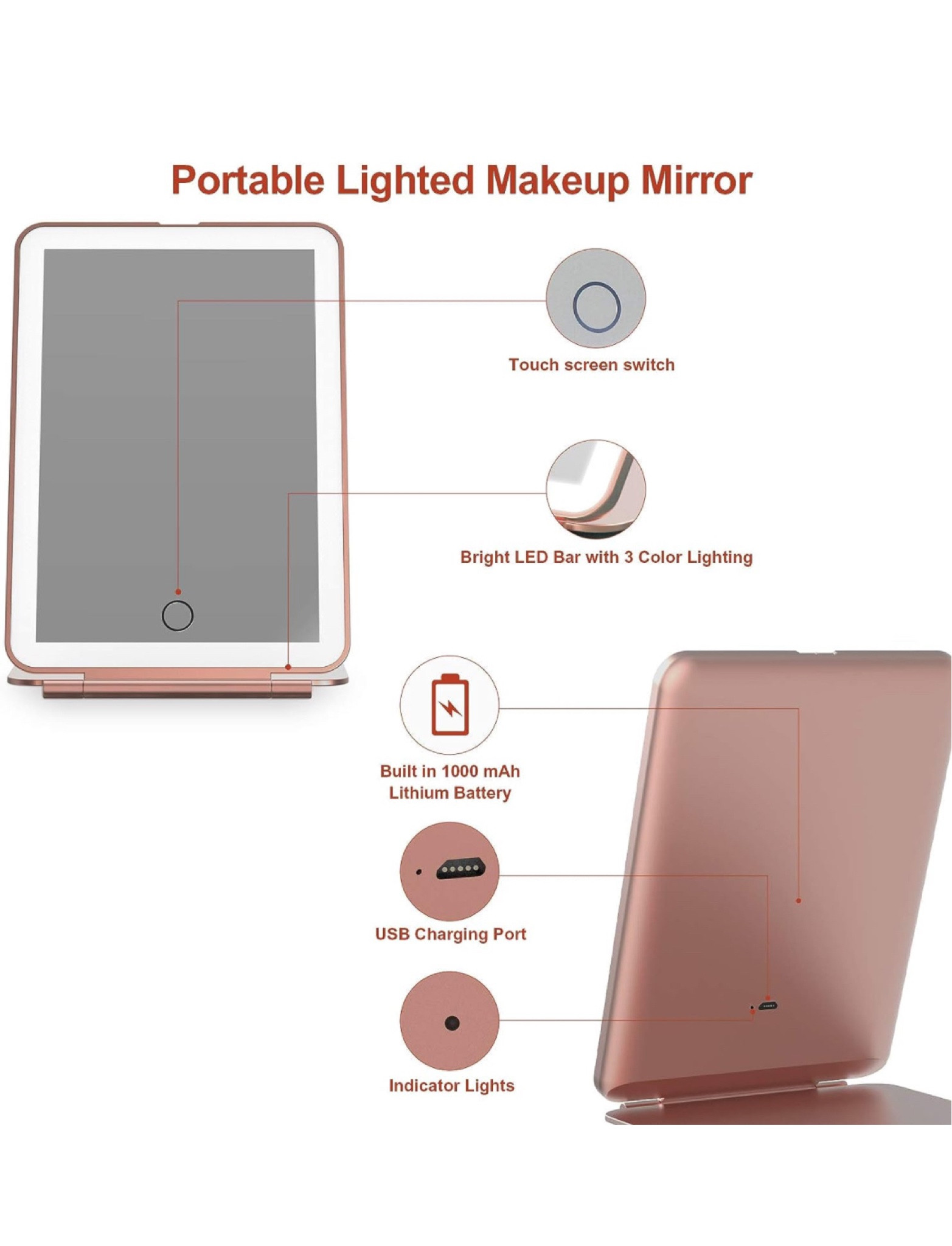 Travel light mirror! 

#amazon 
#light 
#travel mirror 
#travel 

#LTKsalealert #LTKtravel #LTKbeauty
