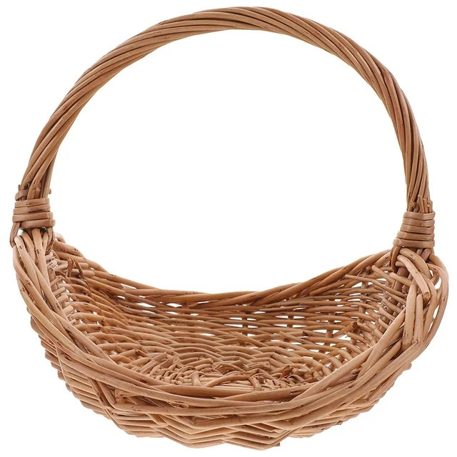 SOPOTUTU Grocery Basket 1Pack Wicker With A Portable Design For Daily Shopping | Walmart (US)