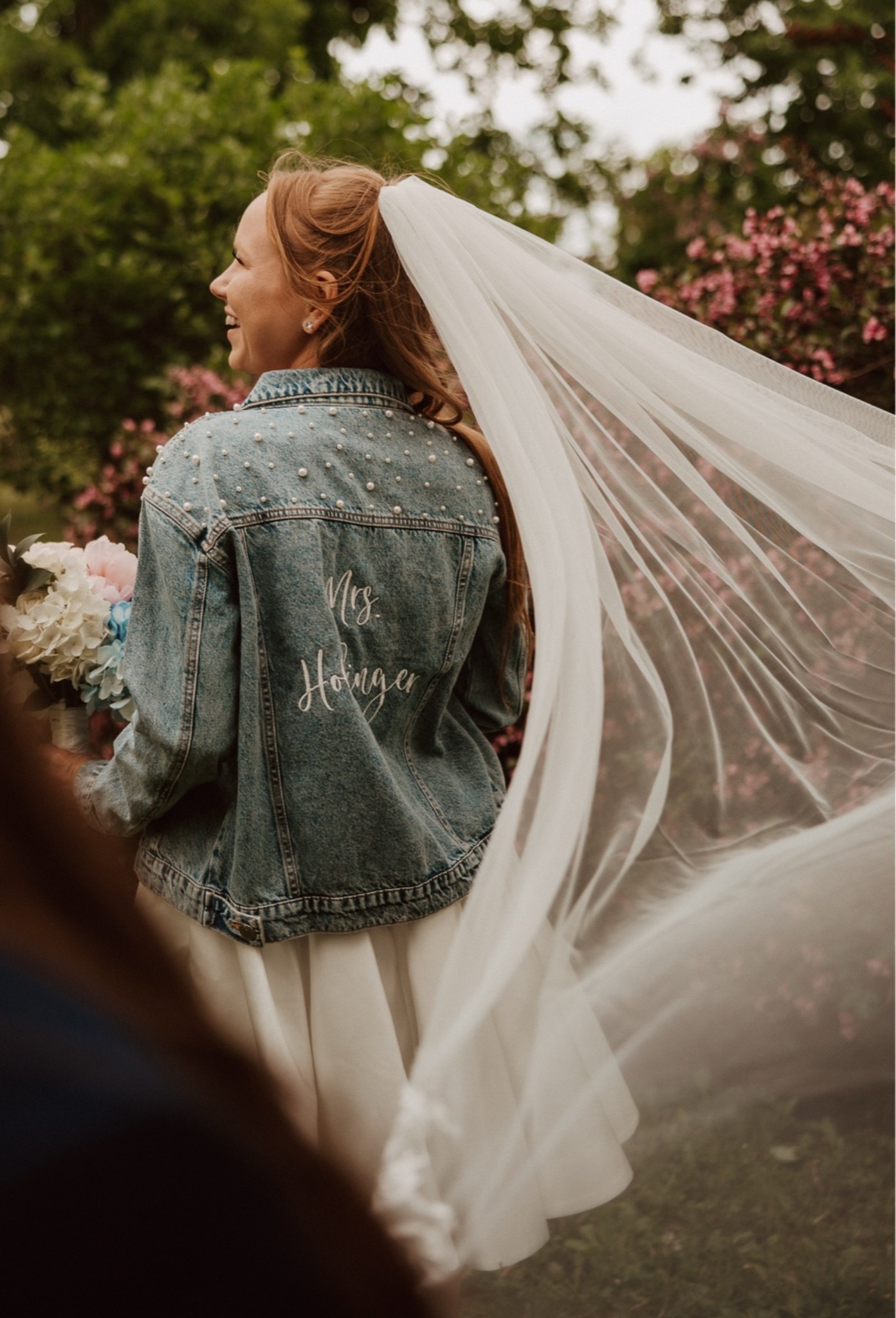 My personalized Mrs jean jacket 💍 

The fit & material was on point!

#LTKcanada #LTKwedding #LTKstyletip