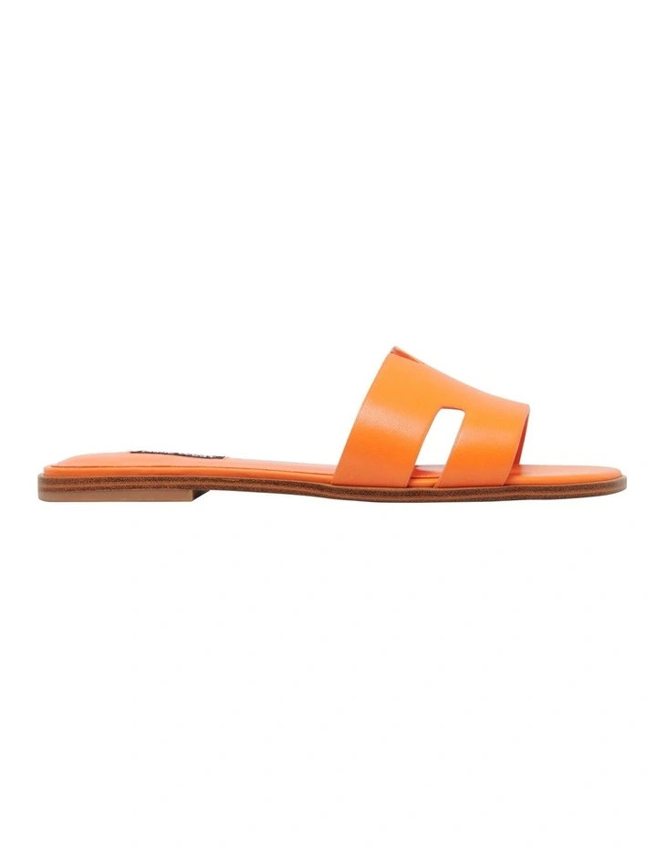 Nine WestGiselle Flat Sandal in Orange | Myer