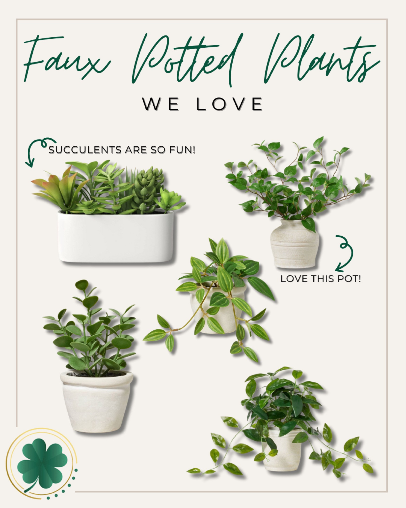 Don’t have a green thumb? We love potted plants! Adds color and freshness to any room  

#LTKSeasonal #LTKstyletip #LTKhome