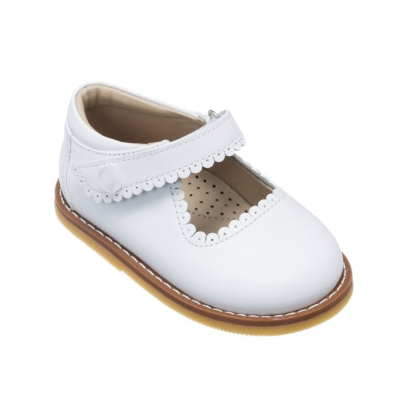 Elephantito Mary Janes - White | Ellifox