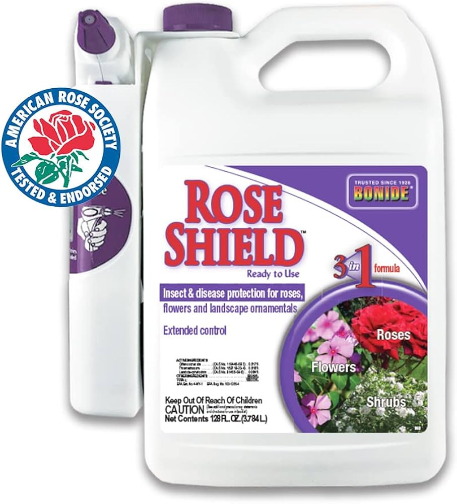 Bonide Rose Shield Spray, 64 oz Ready-to-Use, Insect and Disease Protection for Roses, Flowers an... | Amazon (US)