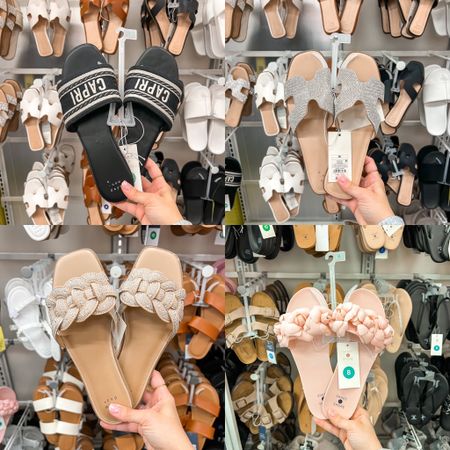 New target sandals!
Look for less
Designer dupe sandals 

#LTKfindsunder100 #LTKshoecrush #LTKfindsunder50