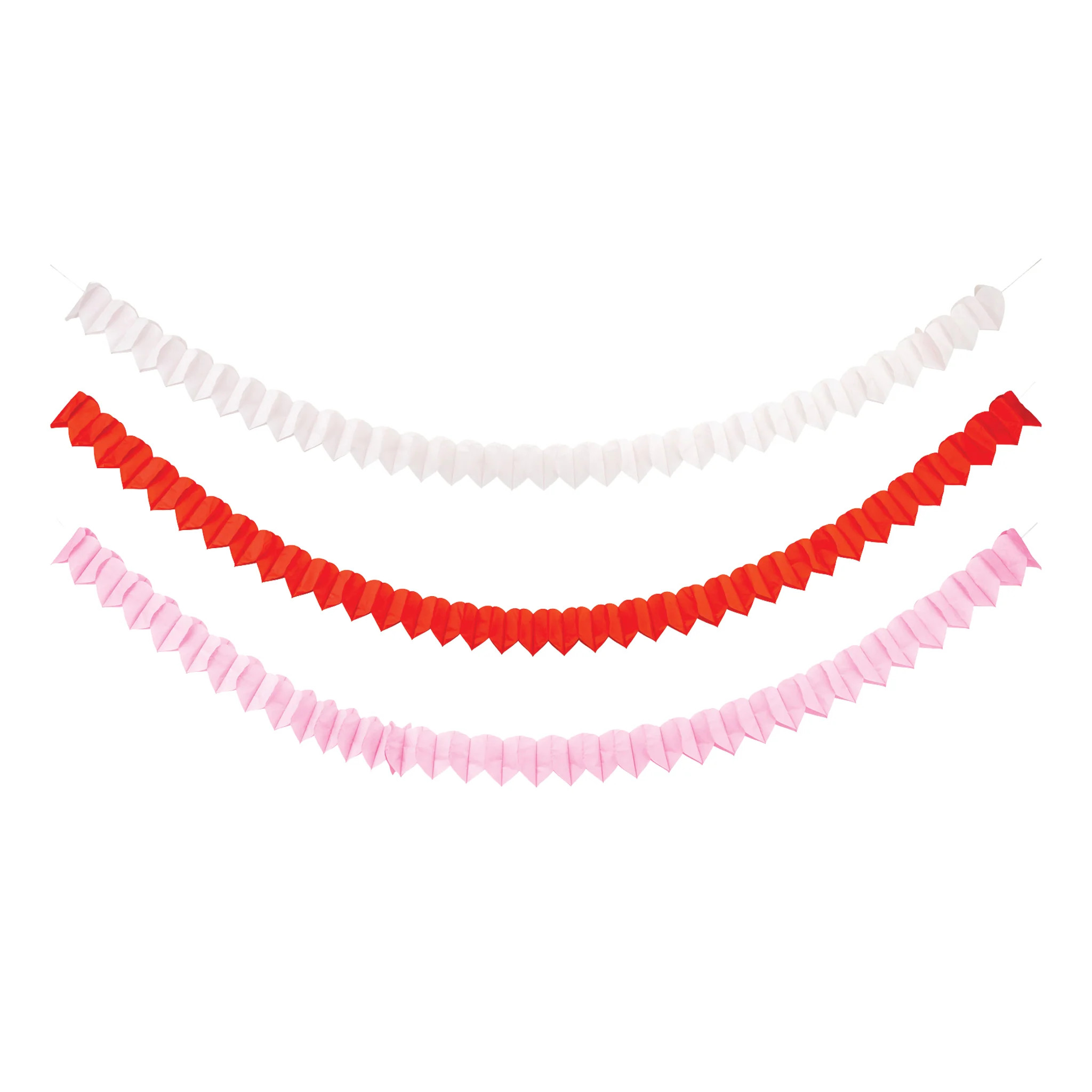 Heart Crepe Paper Banner Set | My Mind's Eye