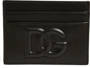 Dolce&Gabbana DG Logo Leather Card Case | Nordstrom | Nordstrom