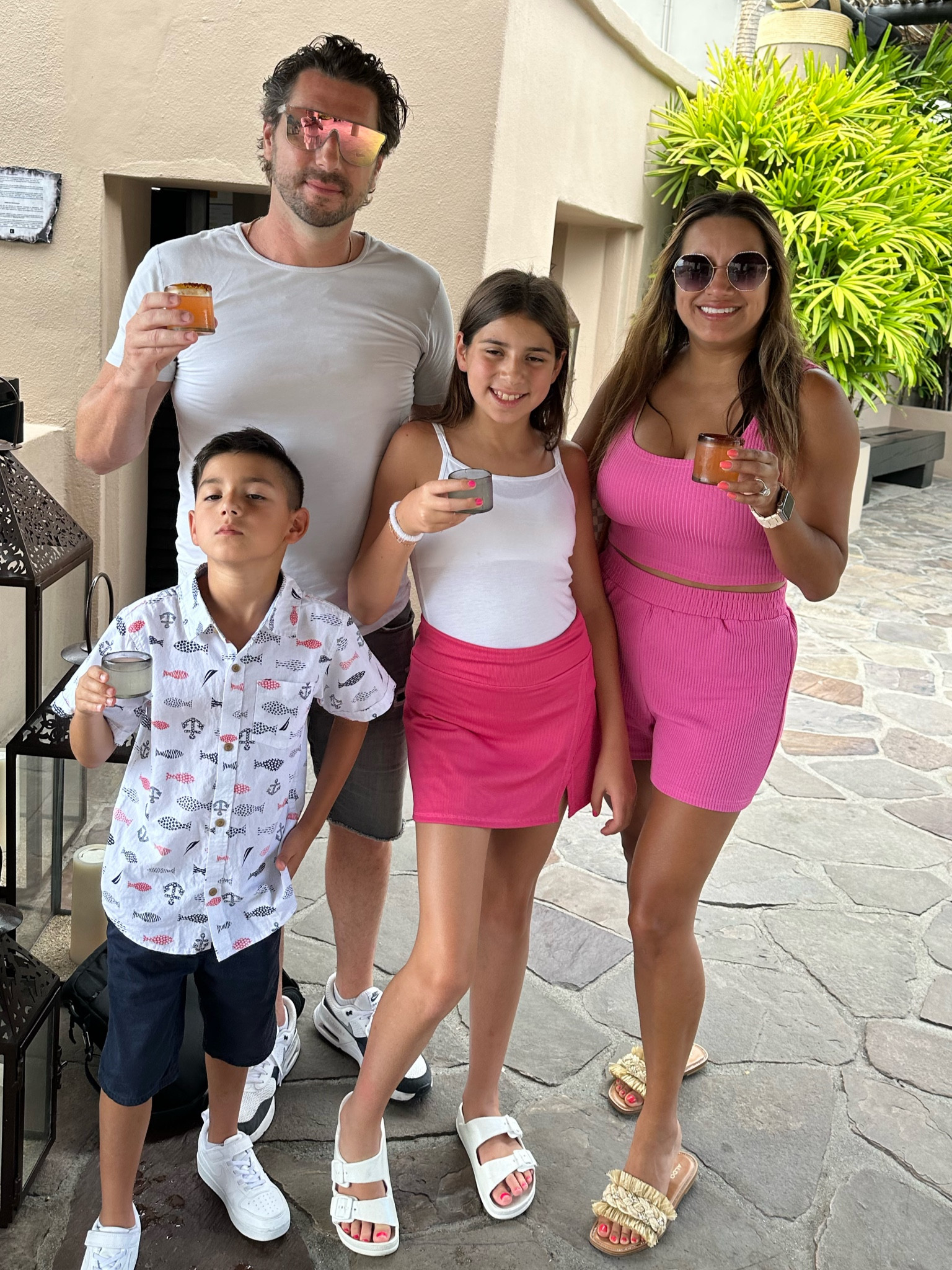 Casual outfit | travel outfit | sets | tennis skort | girls skirt | sandals | beach sandals | white sandal | beach sandals | summer sandals | Steve Madden sandals 

#LTKfamily #LTKFind #LTKtravel