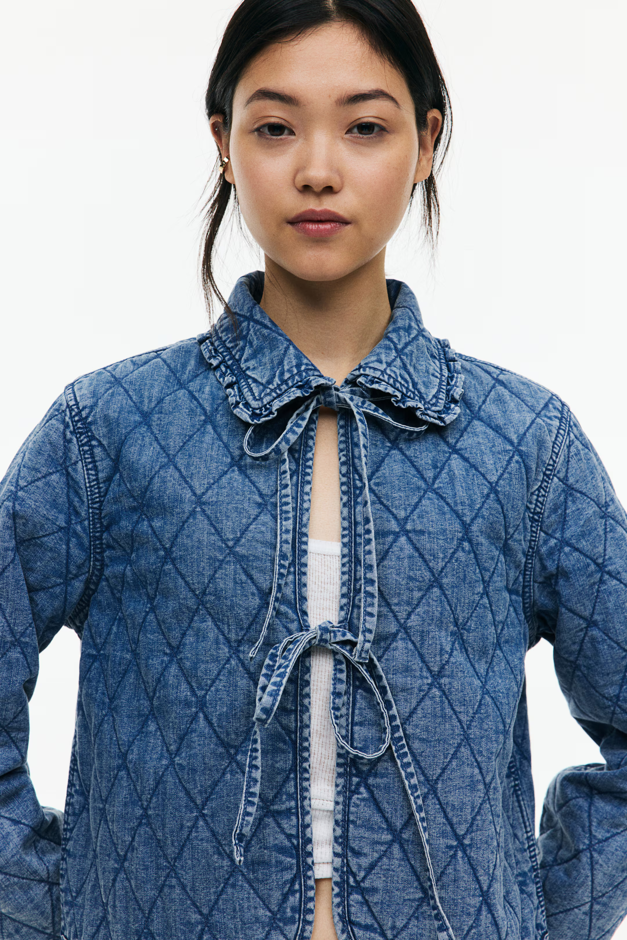 Quilted Denim Jacket | H&M (US + CA)
