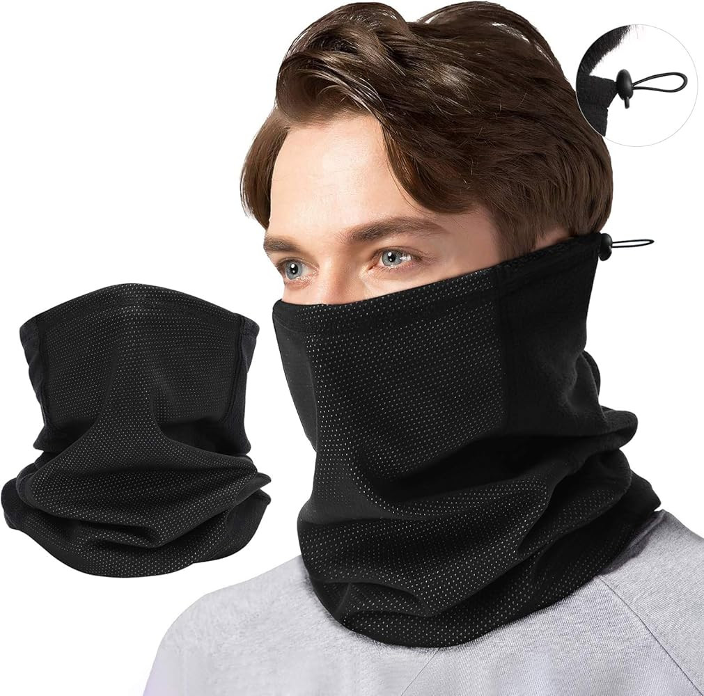 Neck Warmer Gaiter Face Mask Scarf Windproof Ski Balaclava Bandana Gators for Winter Autumn Adjus... | Amazon (US)