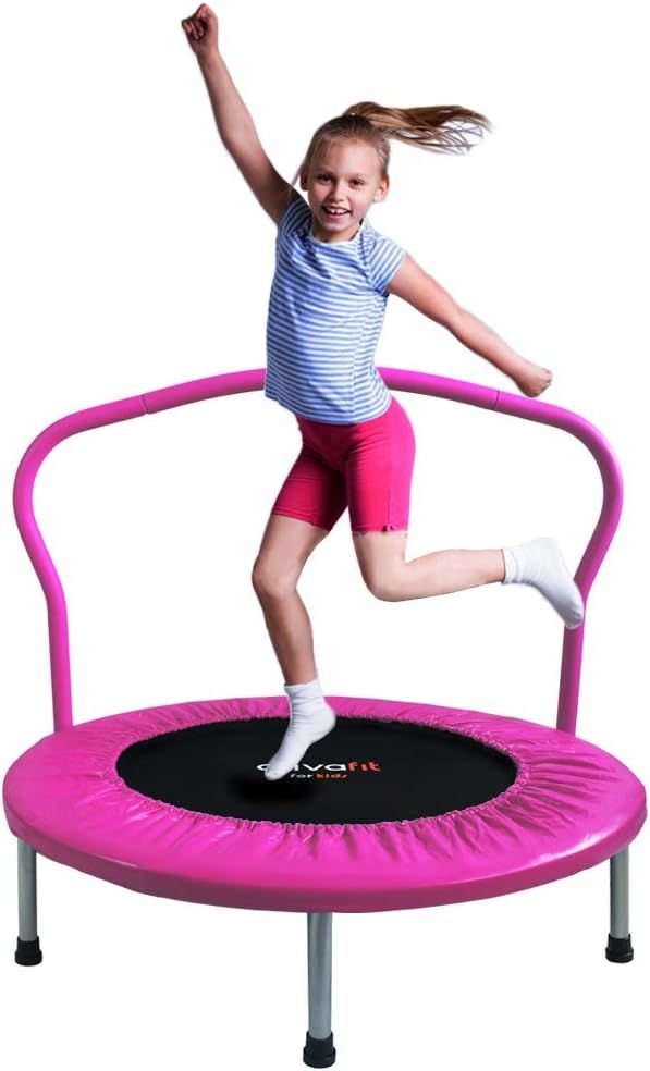 ATIVAFIT 36-Inch Folding Trampoline Mini Rebounder Suitable for Indoor and Outdoor use, for Two ... | Amazon (US)