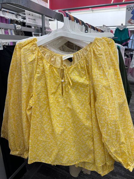 Yellow blouse 

#LTKfindsunder50 #LTKSeasonal #LTKFestival