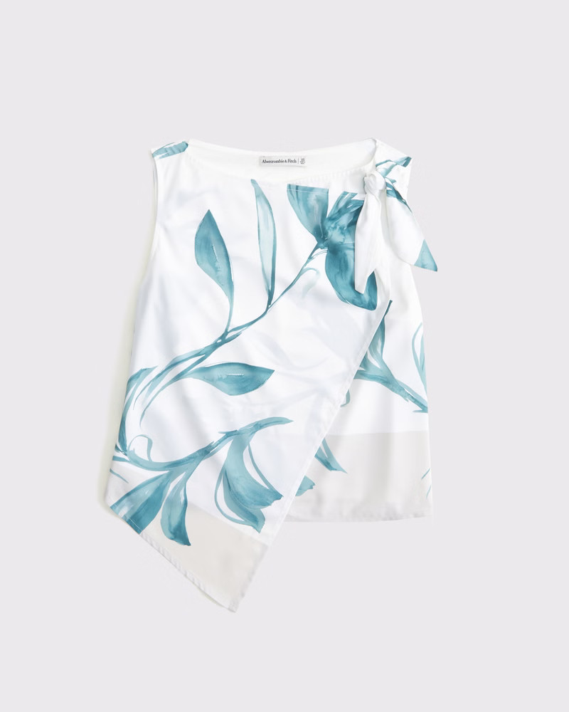 Knotted Scarf Top | Abercrombie & Fitch (US)