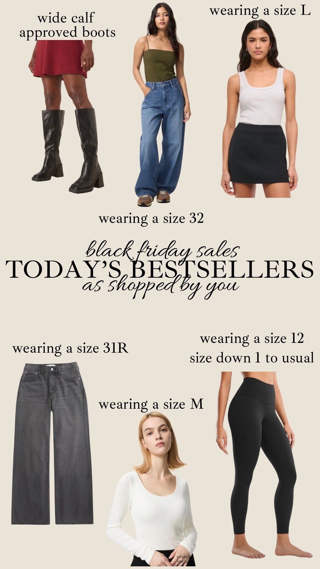 Today’s best selling Black Friday sales picks, as shopped by YOU! 🫶🏻 all such amazing wardrobe staples 👗 

#LTKGiftGuide #LTKCyberWeek #LTKMidsize