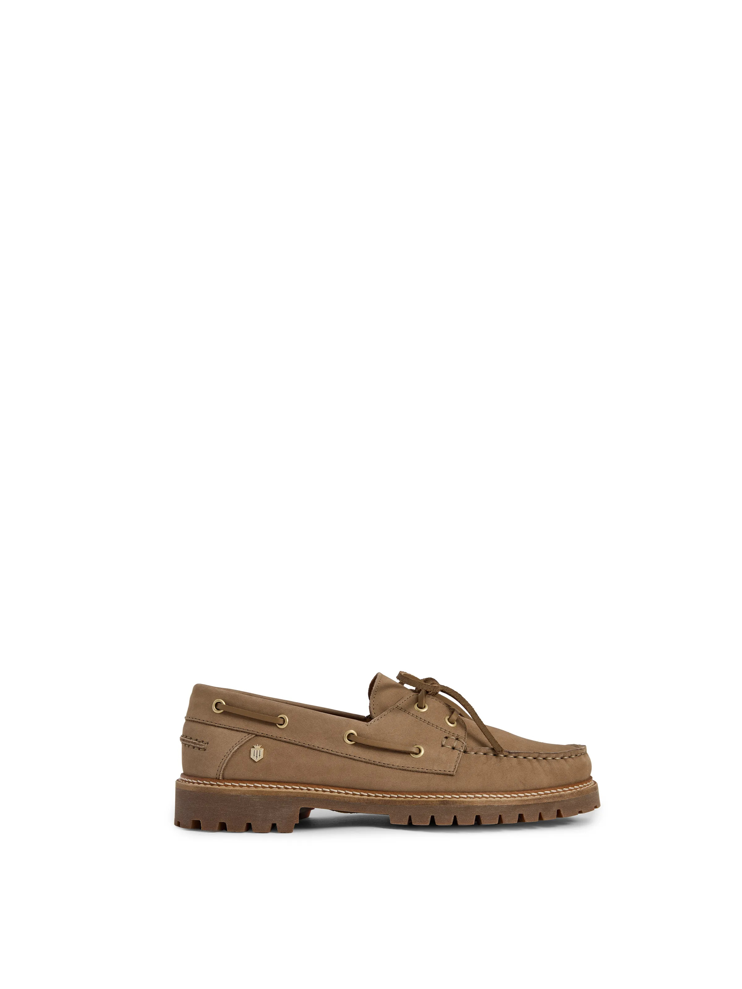 Aldeburgh - Women's Deck Shoe - Fawn Nubuck | Fairfax & Favor | Fairfax & Favor (UK)