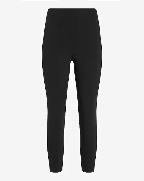 Super High Waisted Body Contour Cropped Leggings | Express