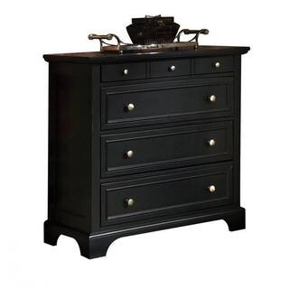 HOMESTYLES Bedford 4-Drawer Black Chest 5531-41 - The Home Depot | The Home Depot