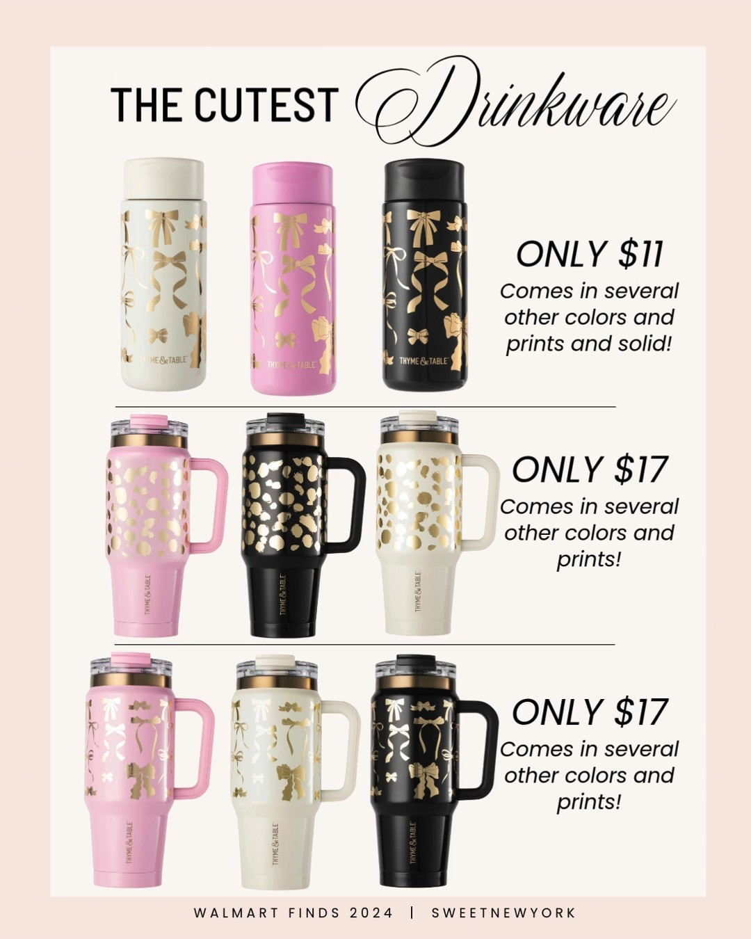   Walmart Finds! The prettiest stanley style tumblers only $17! Comes is so many colors and styles and makes a great affordable gift for anyone! Walmart cyber Monday, stanley cup, tumbler cup, gifts under $20, gifts under 20, gifts under 25, gifts under $25, walmart gift guide

 

#LTKFindsUnder50 #LTKGiftGuide #LTKActive