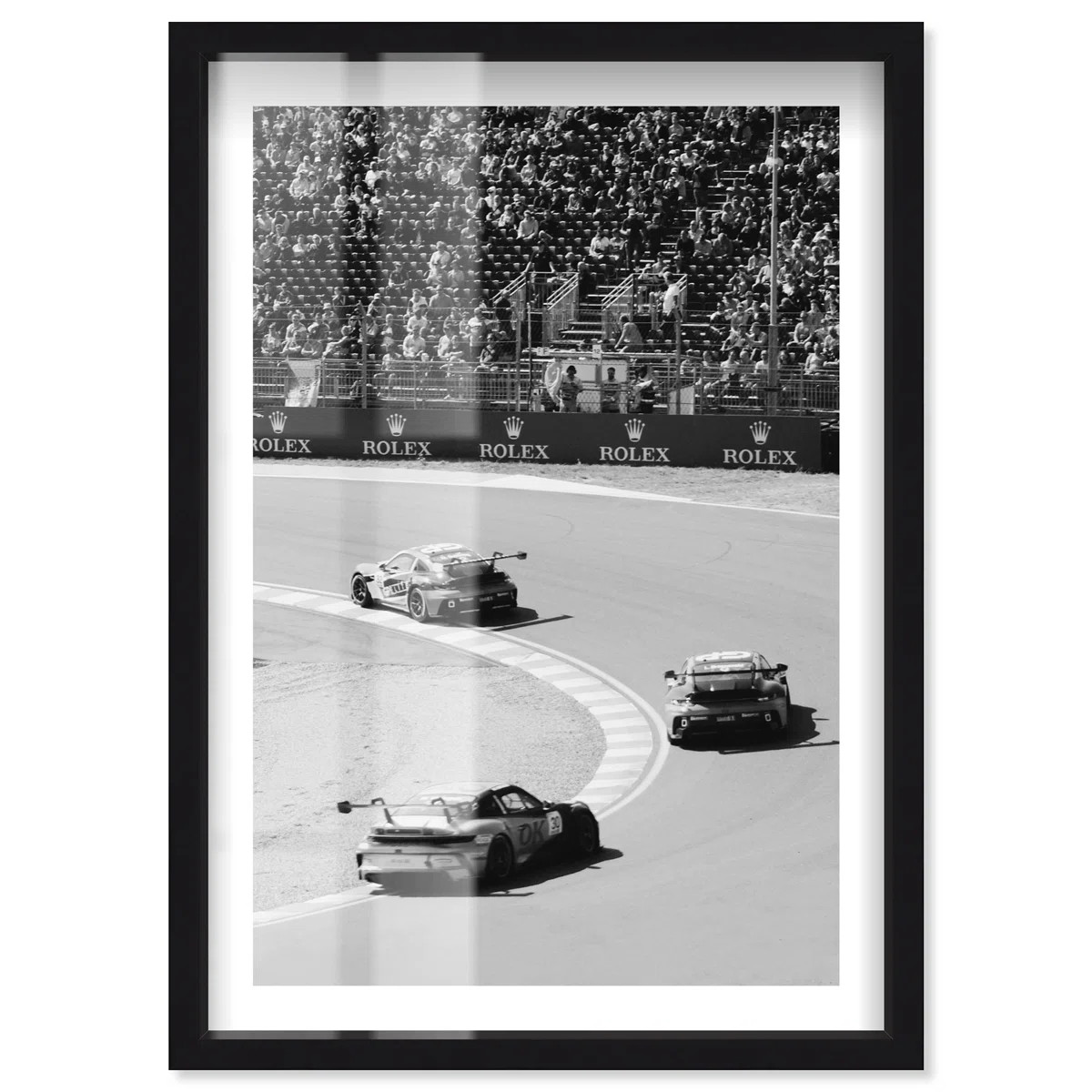 Vintage Race Shadowbox Print Sports Framed Prints by Notoriart, Black Frame, 25 x 37 | Wayfair North America
