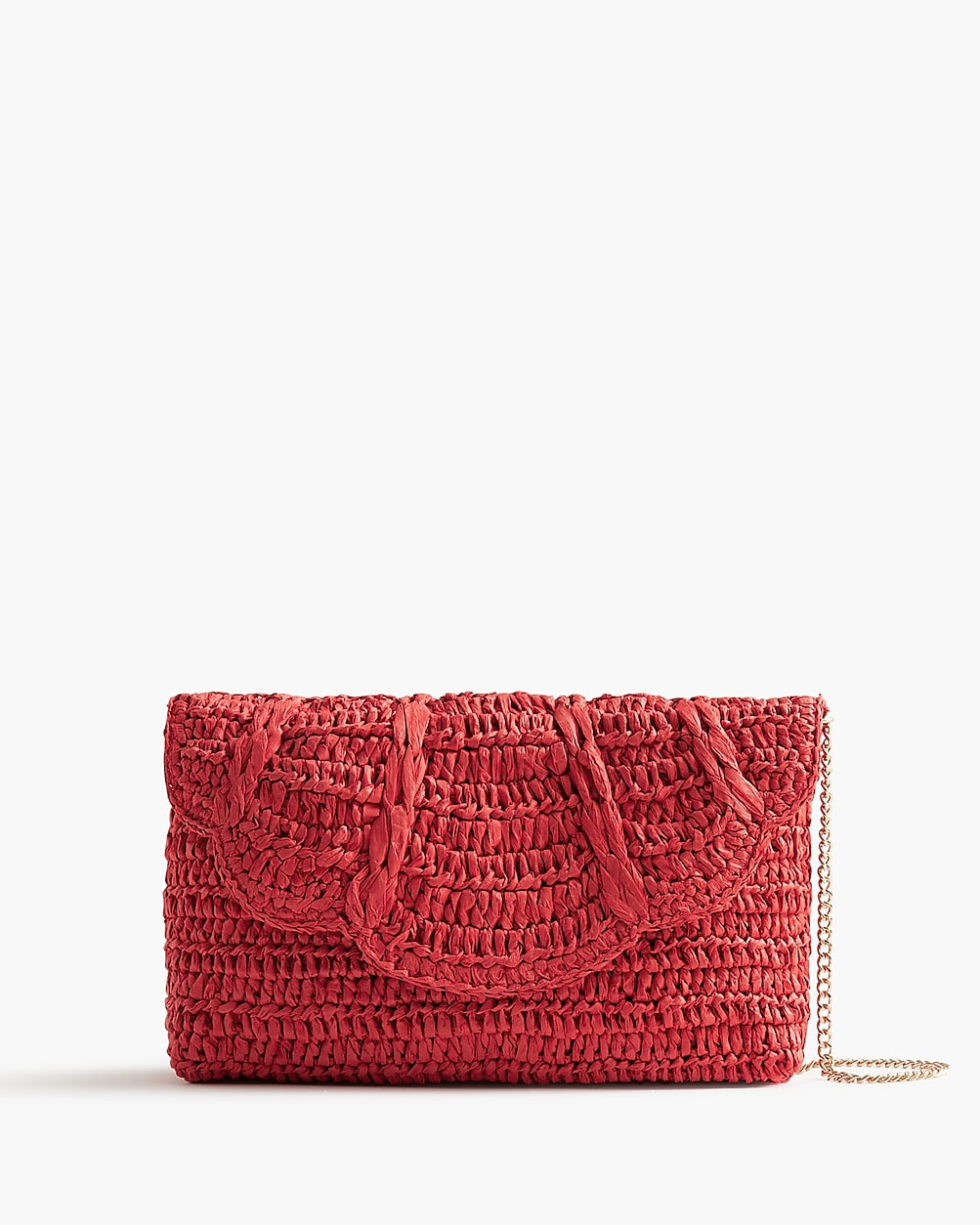 Scalloped clutch | J.Crew Factory