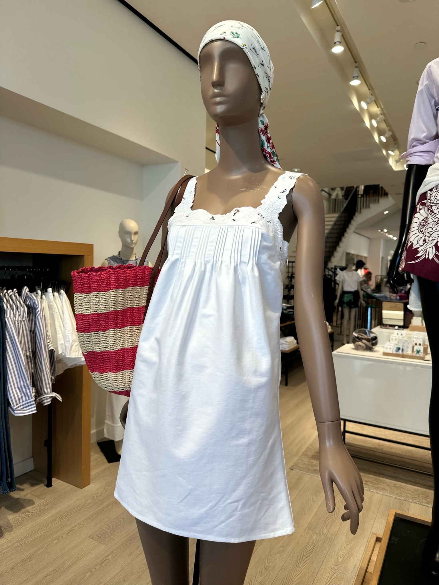 Th cutest thing from J Crew, an East Coast white dress that is a staple